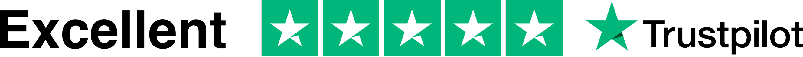 Excellent - 5 Stars on Trustpilot
